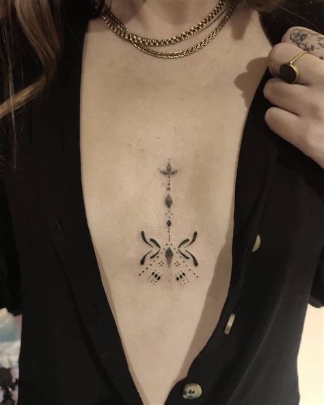 tattoos under your breast|24 Elegant Under Breast Tattoo Ideas for Women